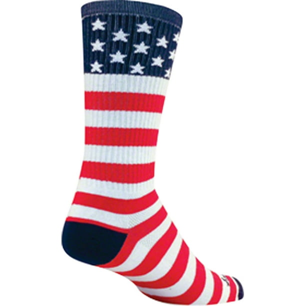 Eagle American Flag Printed Crew Socks Warm Over Boots Stocking Cool Warm Sports Socks 